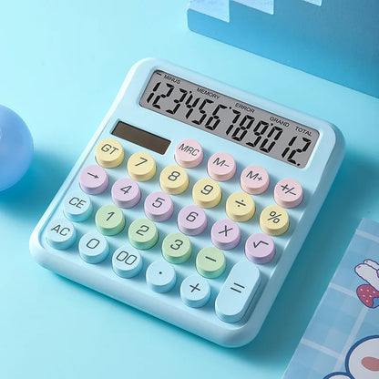 eybag Dopamine Candy Colored Desktop Calculator, High Beauty, Office, School, Student Stationery, Cute, Kawaii