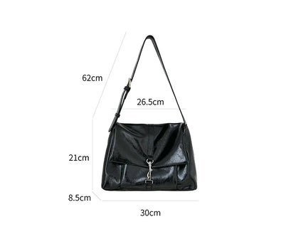 eybag Casual Soft PU Leather Tote Large Quilting Women Shoulder Bag New Designer Bags for Women High Quality Armpit Bag Commuting Bags