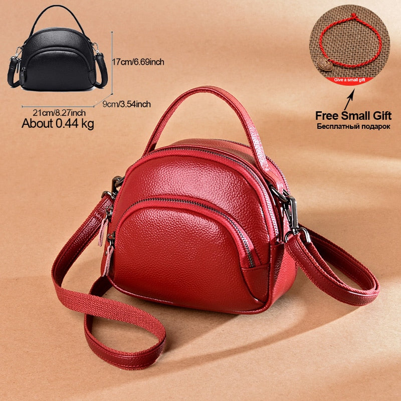 eybag Real Cowhide Shoulder Bags for Women New 2022 Crossbody Women Bags High Quality Luxury Small Women Handbag Genuine Leather Sac