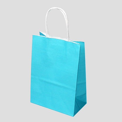 eybag 10/30/50pcs DIY Multifunction soft color paper bag with handles Festival gift bag shopping bags kraft paper packing bag