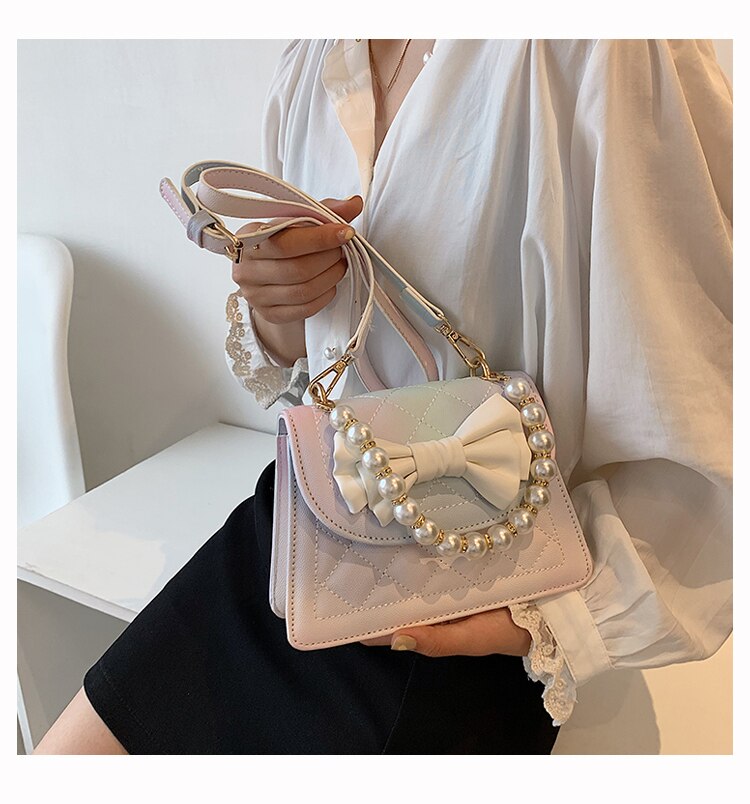 eybag New Y2k Small Side Bag for Women Fashion Mini Party Clutch Bags Beach Travel Cross Body Handbags Luxury Korean PU Leather