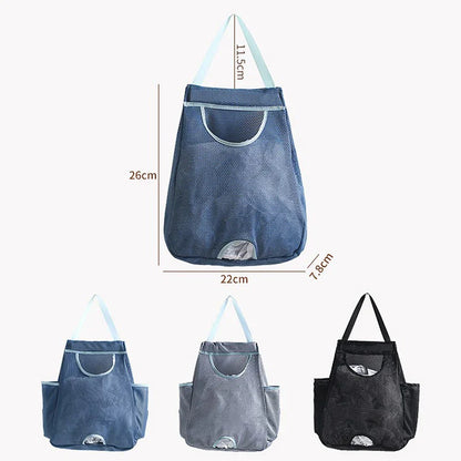 eybag Kitchen Garbage Bag Storage Box For Plastic Bag Wall Hanging Bag With Hook