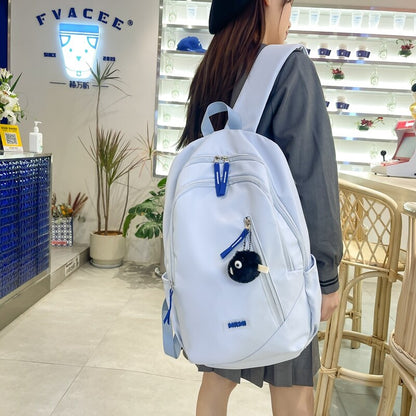 eybag Multi-pocket Women Backpack Female Casual Daily Travel Bag High Quality Schoolbag for Teenage Girls Boys Book Knapsack New