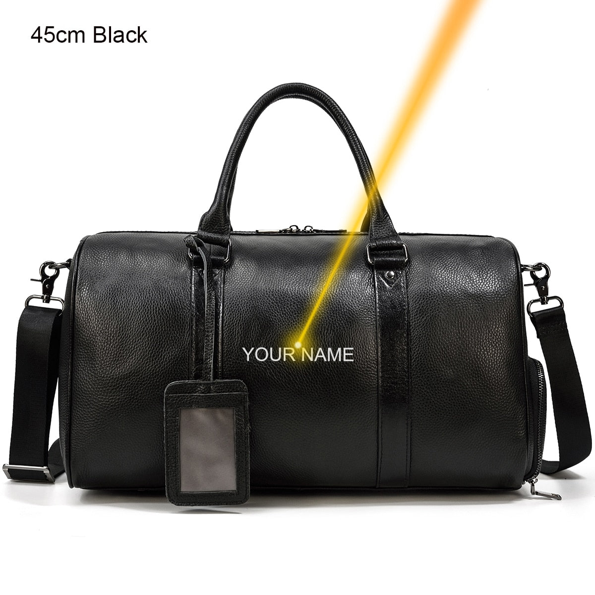 Lkblock Hot Genuine Leather Men Women Travel Bag Soft Real Leather Cowhide Carry Hand Luggage Bags Travel Shoulder Bag Male Female