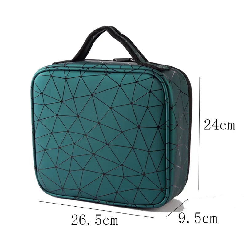 eybag Cosmetic Case Waterproof Partition Make Up Bag Large Capacity PU Portable Storage Box Wholesale Necessarie Feminina