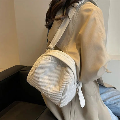 eybag New 2024 Corduroy Bag Women Korean Fashion Shell Bag Soft Crossbody Bags For Women Designer Bag Purses and Handbags Bolso Mujer