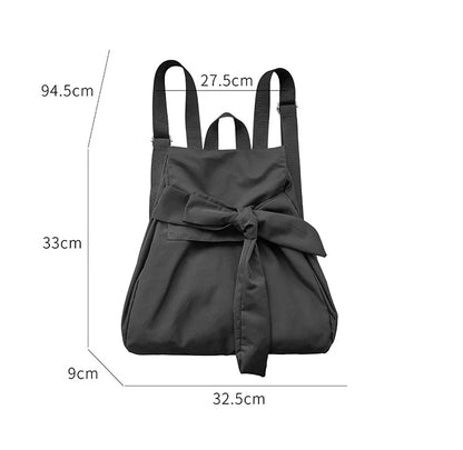 eybag Preppy Style Bowknot Women Backpack Korean Niche DesignTravel Women Backpacks Y2k Girls School Bag Causal Women‘s Backpack