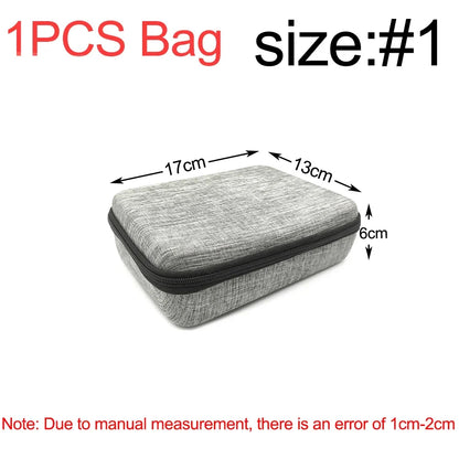 eybag Multi-Size EVA Hard Storage Box Travel Zipper Bag Shockproof Outdoor Tools Bag For Earphone Storage Case Accessories