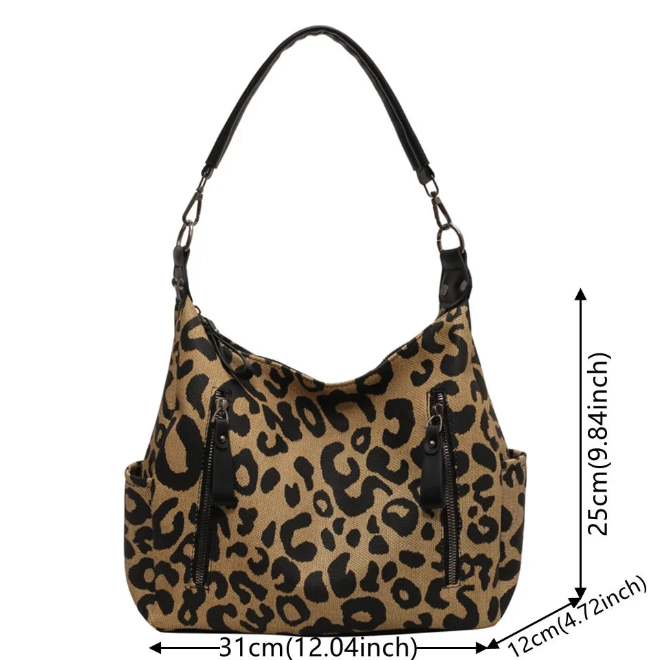 eybag Luxury Patent Leopard Handbags Women Bags Designer Canvas  Purses Ladies Large Shoulder Crossbody Tote Sac