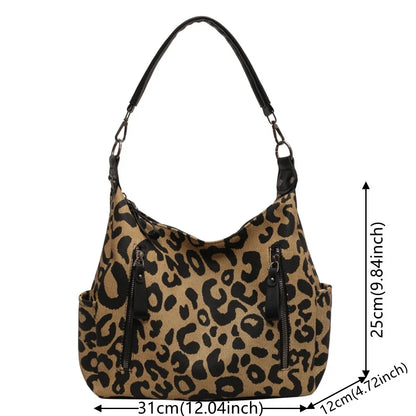 eybag Luxury Patent Leopard Handbags Women Bags Designer Canvas  Purses Ladies Large Shoulder Crossbody Tote Sac