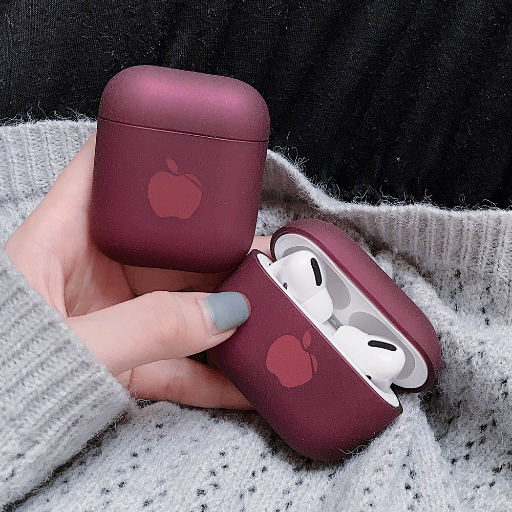 eybag Cute Solid Color Earphone Case For AirPods Pro 3 2 1 Cases Hard PC Luxury Matte Texture Protective Cover for airpod case