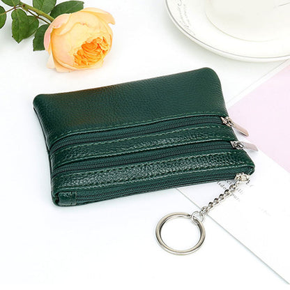 Lkblock Litchi Pattern Coin Purse Female PU Leather New Mini Wallet Luxury Brand Designer Women Small Hand Bag Cash Pouch Card Holder