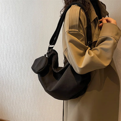 eybag Shopper Bags For Women Trend 2024 Cross Body Tote Bag Casual Nylon Women's Shoulder Bag Korean Popular Luxury Designer Techwear