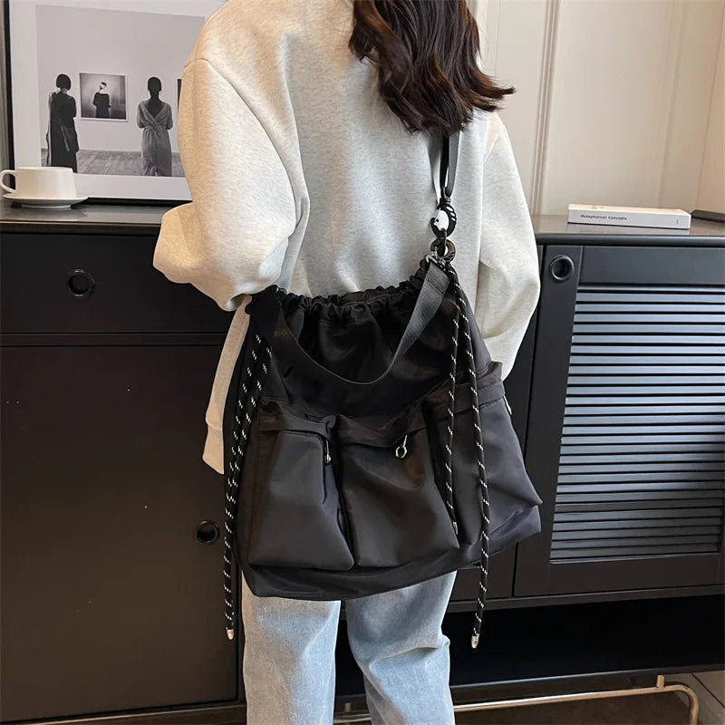 eybag Shopper Bags For Women Trend 2024 Cross Body Tote Bag Bucket Oxford Techwear Women's Shoulder Bag Korean Popular Luxury Designer