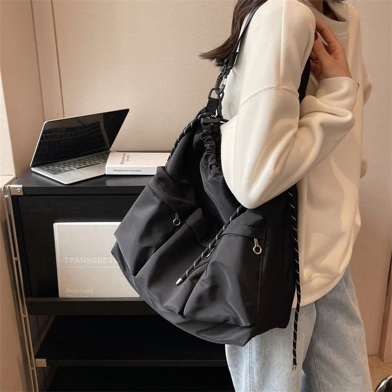 eybag Shopper Bags For Women Trend 2024 Cross Body Tote Bag Bucket Oxford Techwear Women's Shoulder Bag Korean Popular Luxury Designer