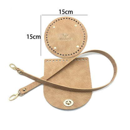 eybag Leather Bag Strap Handmade Handbag Woven Set High Quality Bag Bottoms With Hardware Accessories for DIY Shoulder Handbag