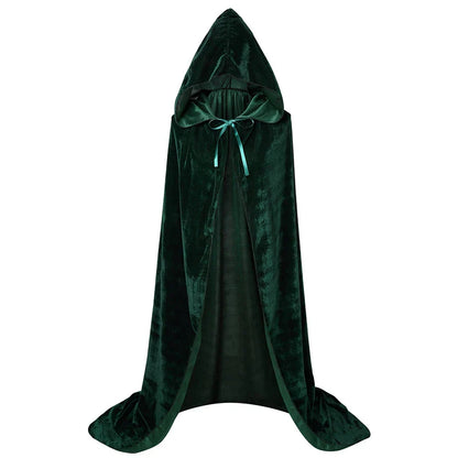 -Halloween Custom Movie Hocus Pocus 2 Witch Cloak Hooded Mary Sarah Winifred Sanderson Sister Cosplay Costume Halloween Adult Girl Long Party Cape