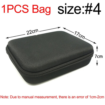 eybag Multi-Size EVA Hard Storage Box Travel Zipper Bag Shockproof Outdoor Tools Bag For Earphone Storage Case Accessories