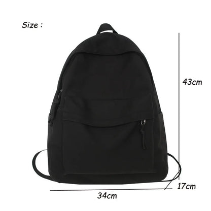 eybag Simple Pattern Woman School Backpack Man College Student Travel Rucksack A4 Book Schoolbag For Teenage Girl Boy New Mochila