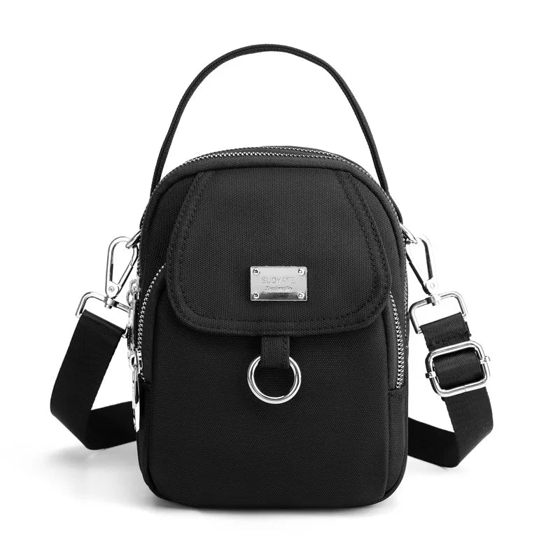 eybag Women's Single Shoulder Bag Fashion Bags High Quality Durable Fabric Female Mini Handbag Phone Pack Zipper Cross-body Backpack