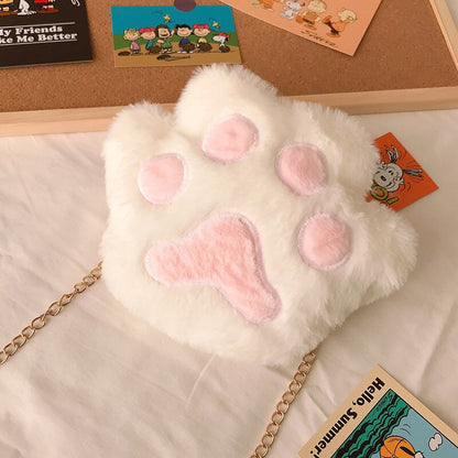 eybag Japanese Style Kawaii Bag Women Cartoon Plush Shoulder Bag for Women New Crossbody Bag Small Phone&Purse Bag Bolsa Feminina