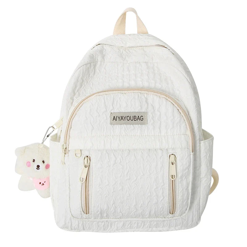 eybag Fresh School Bags For Teenage Girls Cute Sweet Backpacks Japan And Korea Small Book Bags Fashion Pink Nylon Satchels