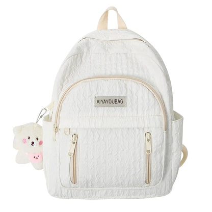 eybag Fresh School Bags For Teenage Girls Cute Sweet Backpacks Japan And Korea Small Book Bags Fashion Pink Nylon Satchels