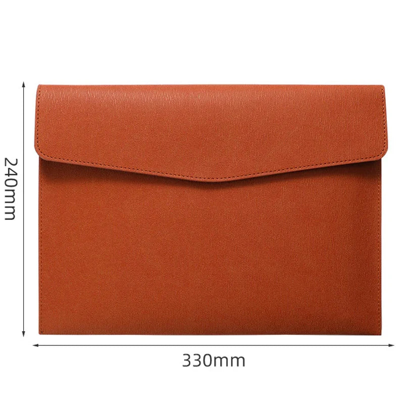 eybag Faux Leather Document Bag, Business Information Bag, A4 Folder, School and Office Supplies, Storage Bag