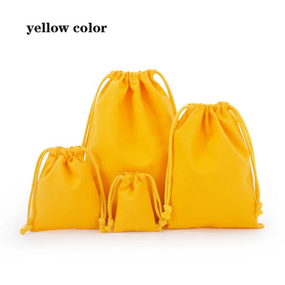 eybag Drawstring bag Cotton Storage organizer Tote Portable Handbags Grocery Shopping Shoulder bags Canvas foldable Travel Storage Bag