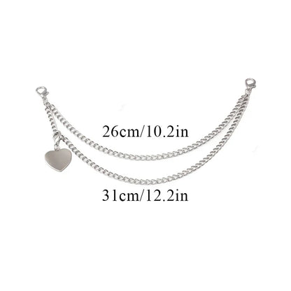 eybag Multi-layer Metal Bag Chain Decor For Handbag Decorative Chain Exquisite Halloween DIY Purse Chain Replacement Bag Accessories