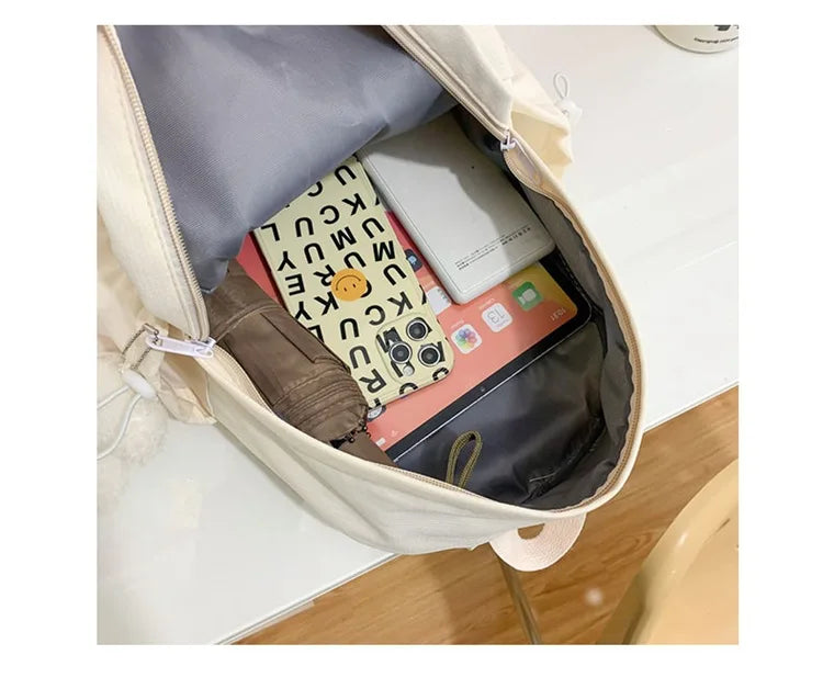 eybag Japanese Kawaii Backpack Women Small School Bags For Teenage Girls Candy Color Backpacks New Summer Fashion Student Bags Mochila