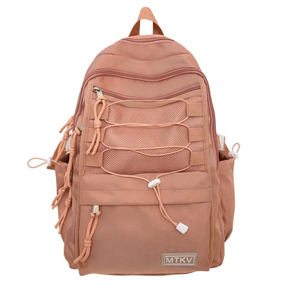 eybag Fashion Backpack Women High-Capacity Nylon School Bag Kawaii Girl Waterproof Laptop College Backpack Men Student Travel Book Bag