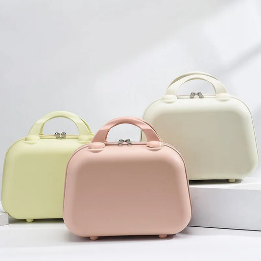 eybag Cute Makeup Case Ultralight Hard Holder Portable Storage Box Gift Bag Contrast Color Handheld Luggage Gift Small Package Purse