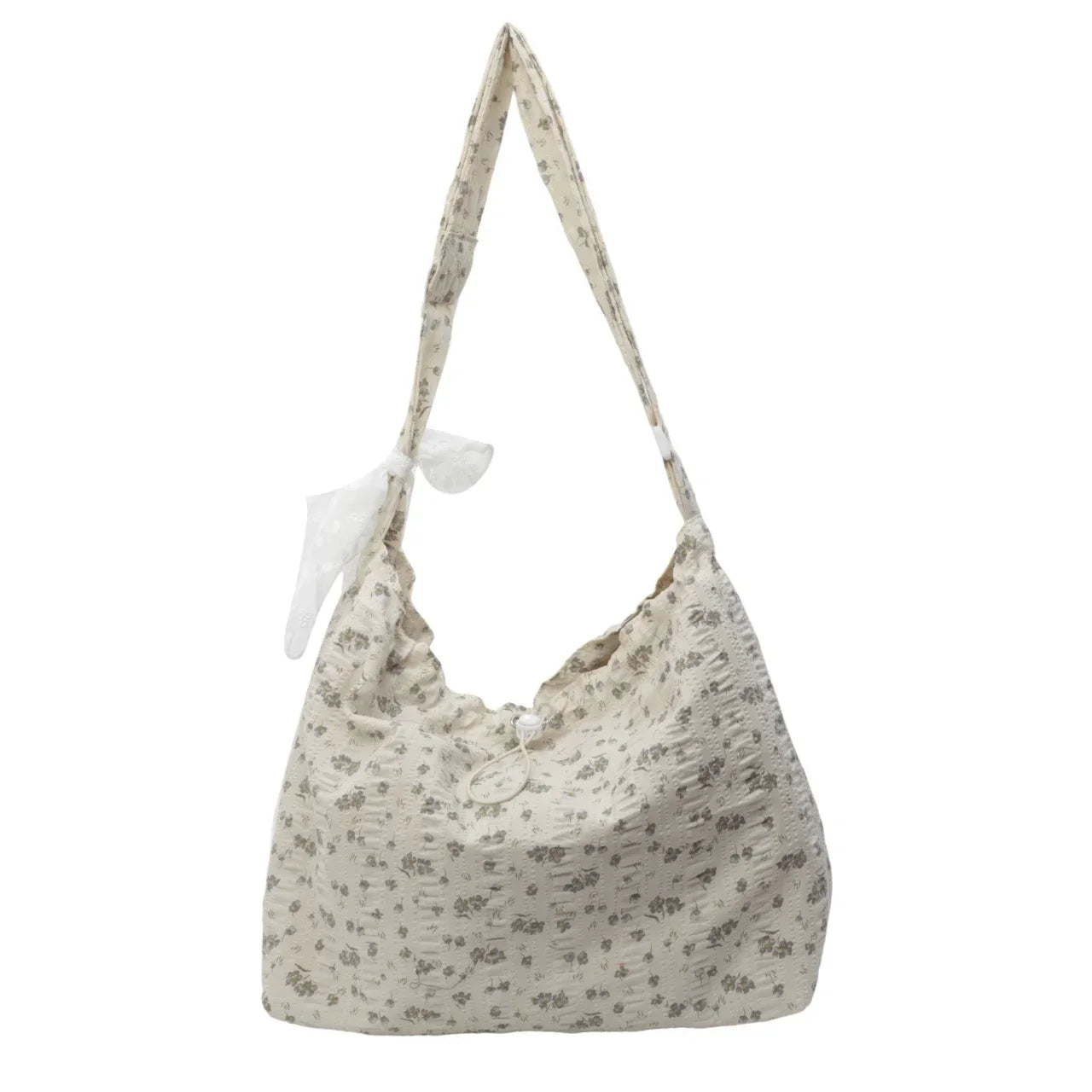 eybag White Floral Bucket Bag Tote: Perfect for Students and Trendsetters