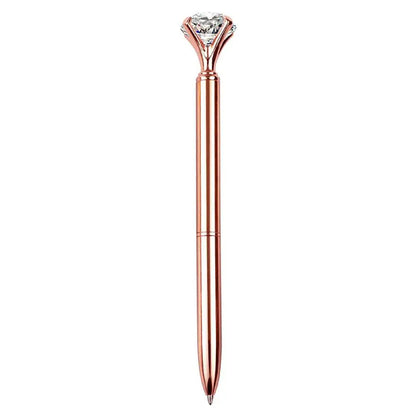 eybag Large Diamond Crystal Pen Ballpoint Pen Student Stationery Office Business Gifts 1.0mm Metal Nib Rhinestone Pen Ball Point Pen