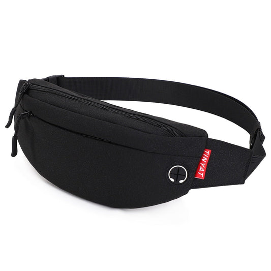 Lkblock Men Waist Bag Pack Purse Casual Large Phone Belt Bag Pouch Women's Canvas Travel Phone Bag Fanny Banana Bag Hip 4 Pockets