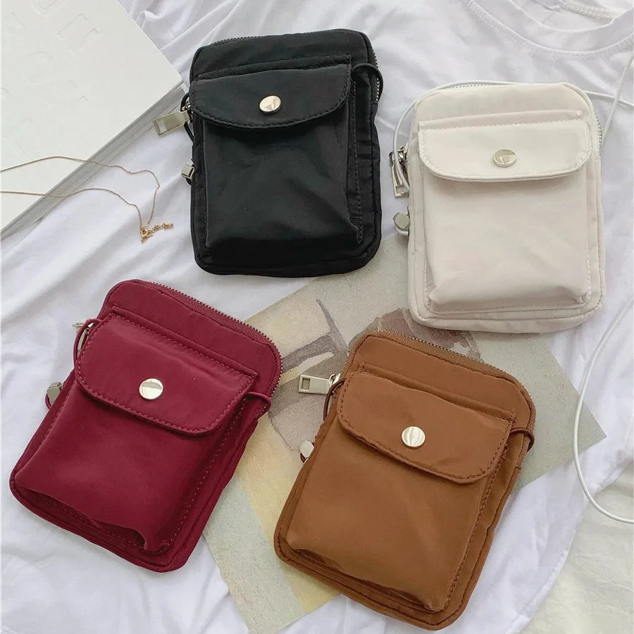 eybag Casual Mini Crossbody Bags for Wmen Small Nylon Phone Flap Unisex Pocket Purses and Handbags 2024 Designer Shoulder Bag Purse