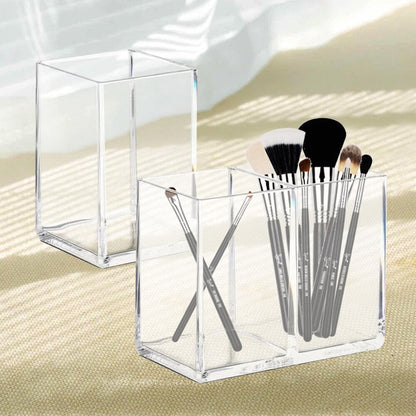 eybag Acrylic Organizer for Cosmetics Transparent Eyebrow Pencil Brush Holder Makeup Organizer Boxes Brush Containers Storage Box