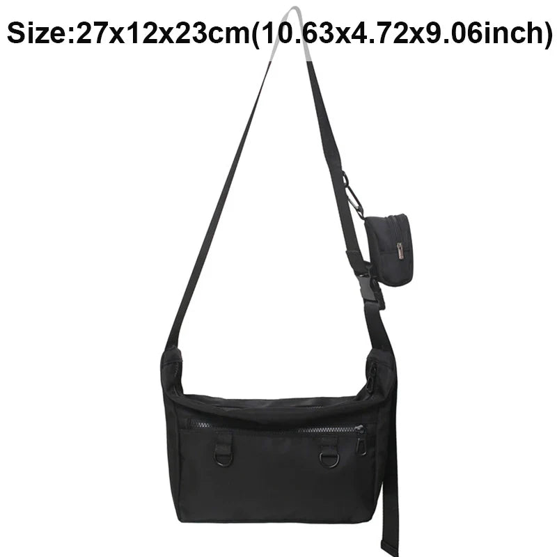 eybag Crossbody Bags Unisex Shoulder Bags Casual Solid Color INS Fashion Composite Bags for Women Men Couple Messenger Bag