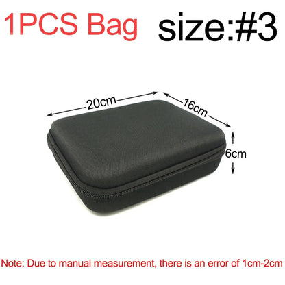 eybag Multi-Size EVA Hard Storage Box Travel Zipper Bag Shockproof Outdoor Tools Bag For Earphone Storage Case Accessories