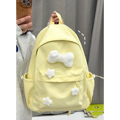 eybag Japanese Kawaii Star Bone Backpack for Girls Large Capacity Cute Backpacks Korean Leisure Sweet Fashion Student Schoolbags Y2k