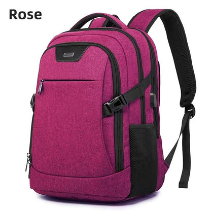 eybag New Fashion Water Resistant Business Backpack For Men Travel Notebook Laptop Backpack Bags USB Charger Male Mochila