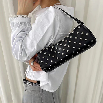 eybag Retro Fashion Y2K Harajuku Style Storage Bags Handbag Shoulder Bag Crossbody Bag Rivet Cool Large Capacity Mini Bags Handbags