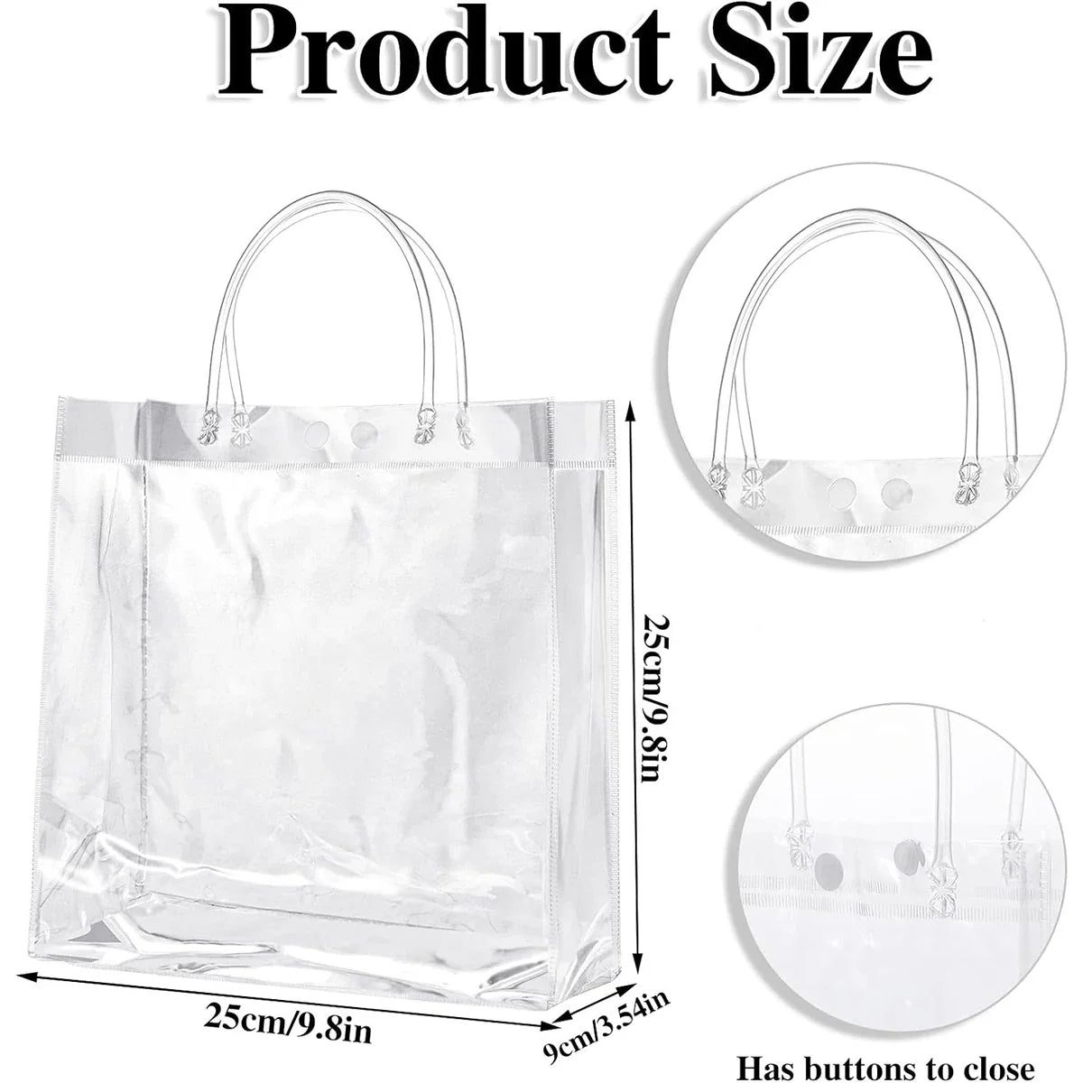 eybag 20pcs Transparent Gift Bags, Candy Bags, Christmas, Halloween, Souvenirs, Parties, Birthday Gifts, Anniversaries, Weddings