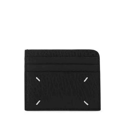 eybag Coin Purse Men Women 22SS Luxury MM6 Genuine Cow Leather Multi Card Slot Simple Logo Fashion Wallet Business