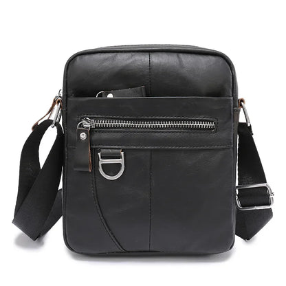 eybag Genuine Leather Men's Messenger Bags Male Crossbody Bag Cow Leather Casual Shoulder Handbag for Men