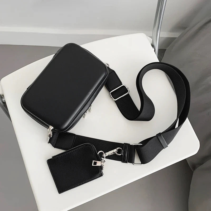 eybag Newest Fashionable Big Size Space Shoulder Strap Party Girls Women Men Crossbody PU Bags With Large Pockets For Shopping