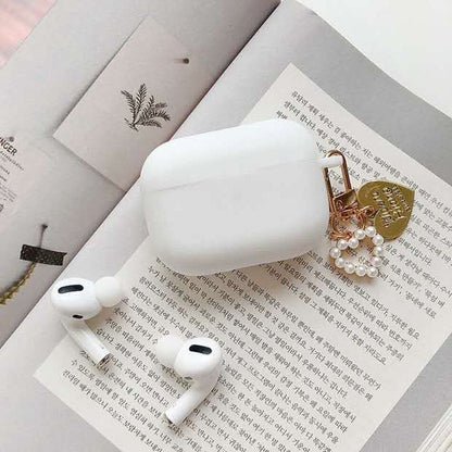 eybag For AirPods Pro /airpod 3/AirPods 2 Case Cute Korean bear flower tulip Pendant headphone case Air pods 3 silicone Earphone Cover