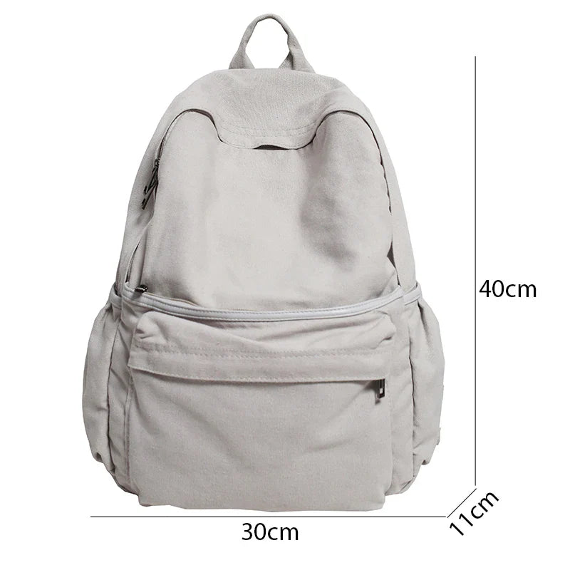 eybag Canvas Brand Backpack Men Female Retro Travel Book Bag Girl Boy Laptop Student Fashion Vintage Women CollegeSchool Bags