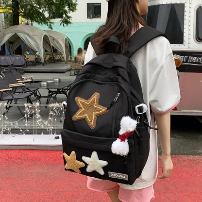 eybag Student Cute Lady Backpack Female  Cool Bag Travel Book Kawaii Backpack Laptop Girls Student College Women School Bags